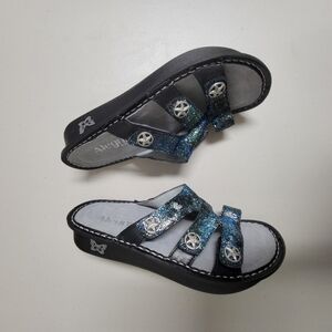 Alegria Dinah Deep Sea Starfish Sandals Size 38.